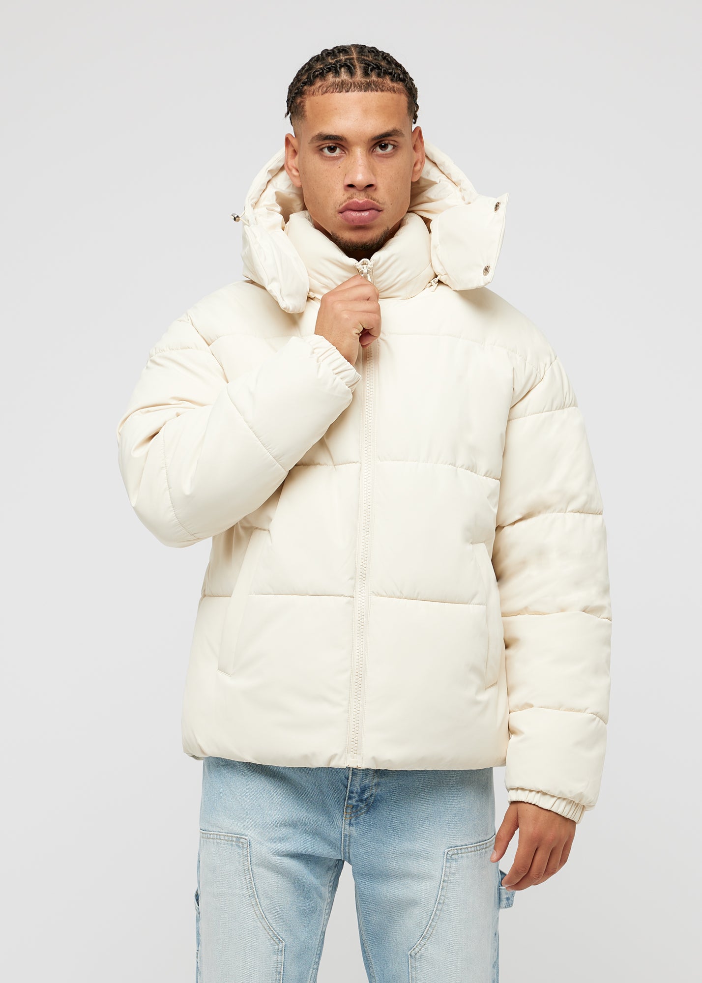 Hooded puffer parka sale