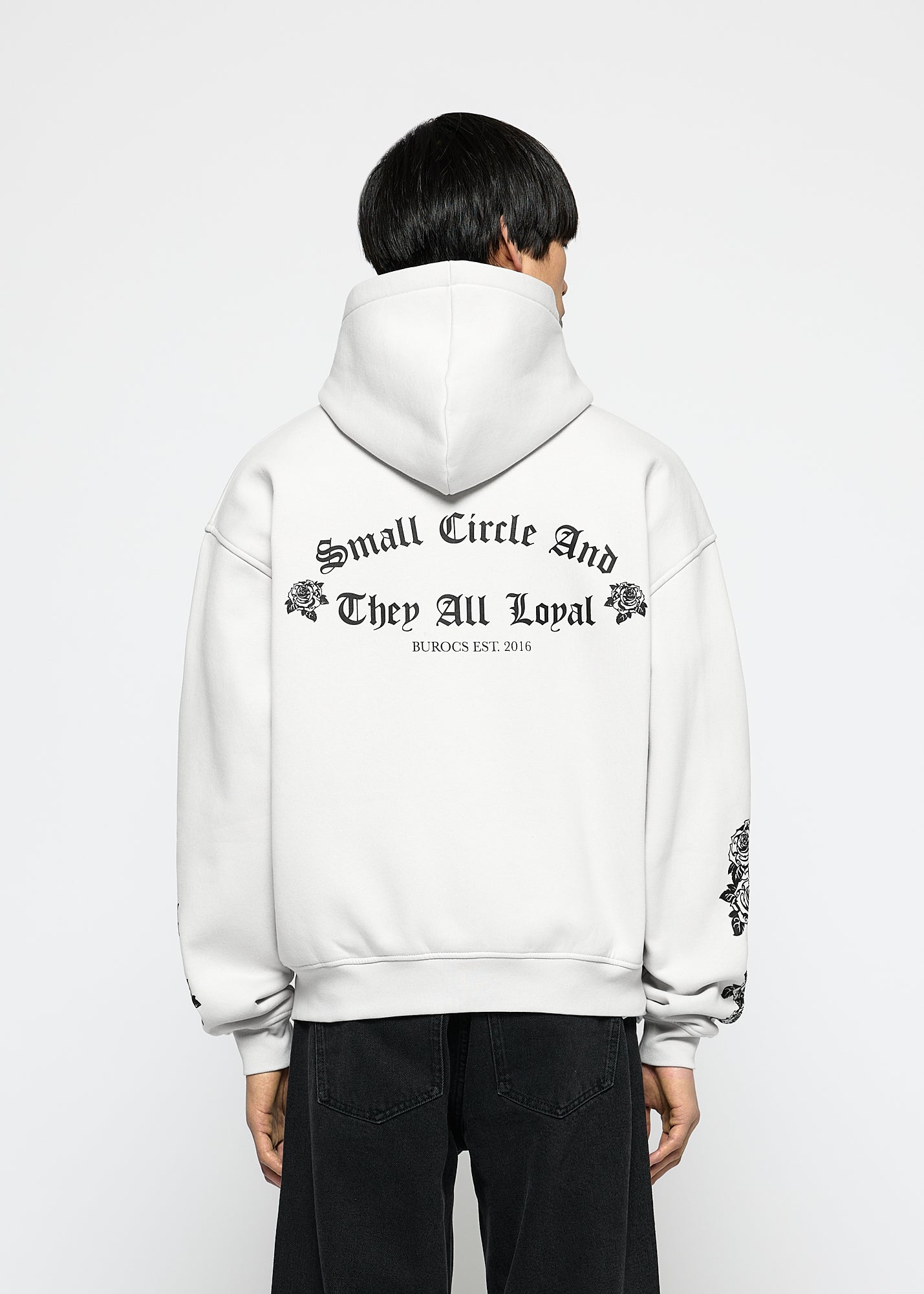 Roses Zip-Hoodie